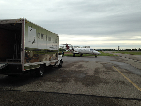 Plane and Counter Advice truck